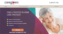 Desktop Screenshot of caregivers.com